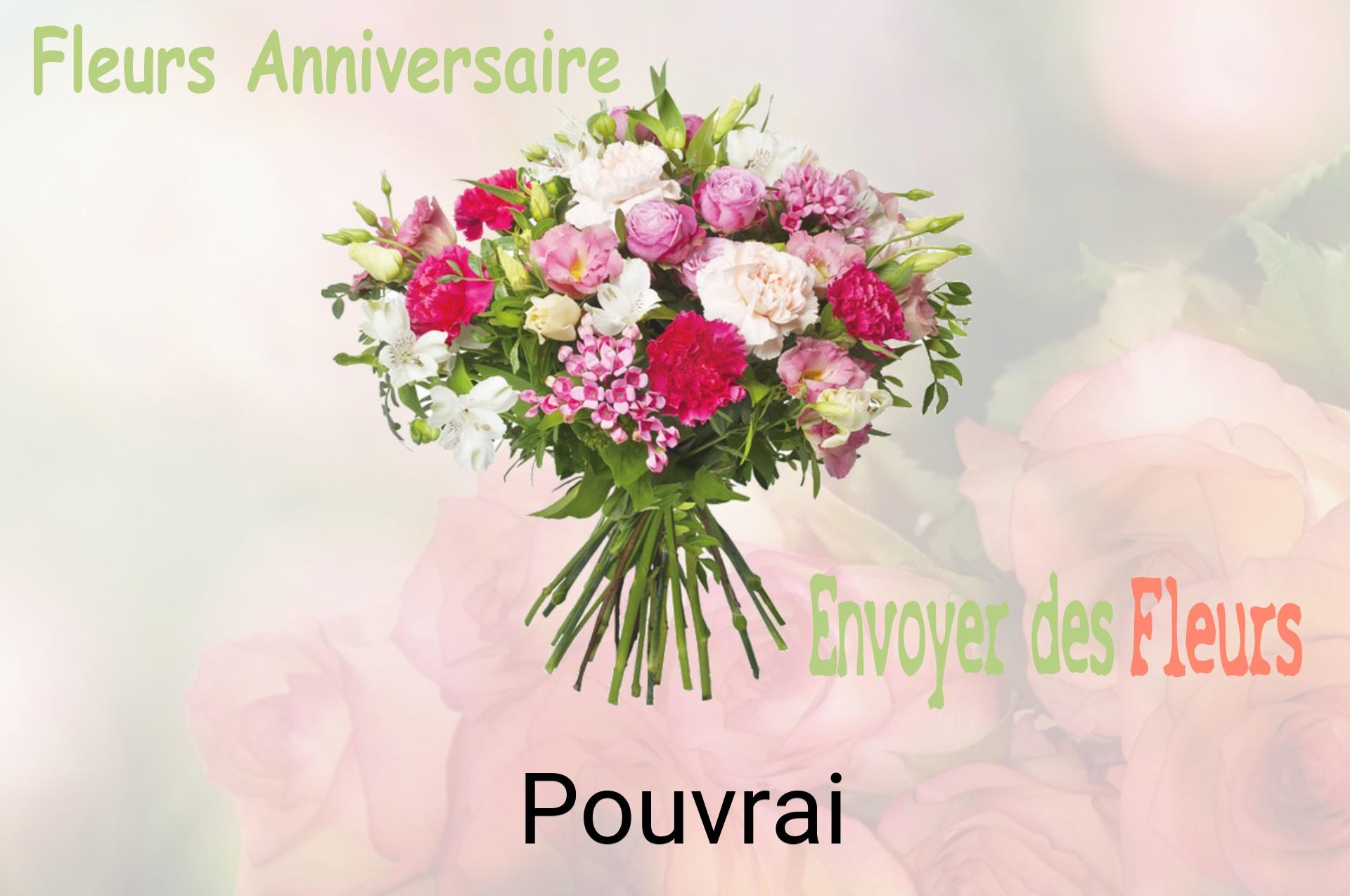 Bouquet de fleurs d’anniversaire livré à Pouvrai
