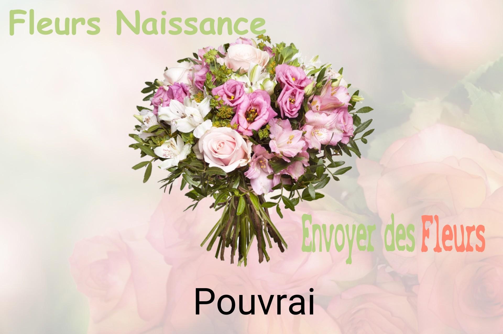 Bouquet de fleurs de naissance livré à Pouvrai